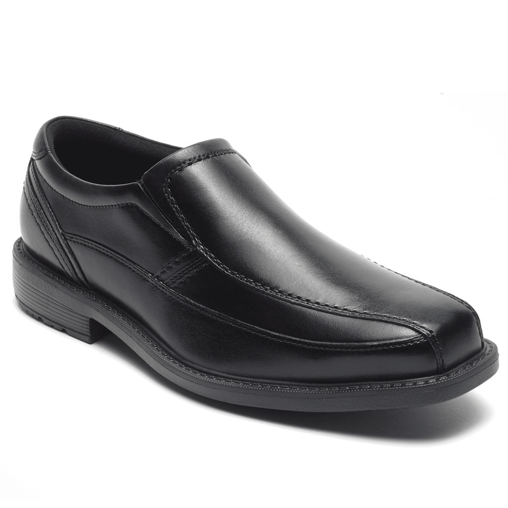 Rockport Slip-On For Mens Black - Style Leader 2 Bike Toe - LZ5427380